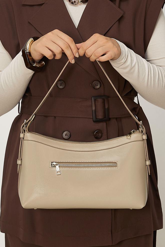 Vêtements hijab VISON ALVINA SAC BAGUETTE EN OSIER 1545-1 - ALVİNA