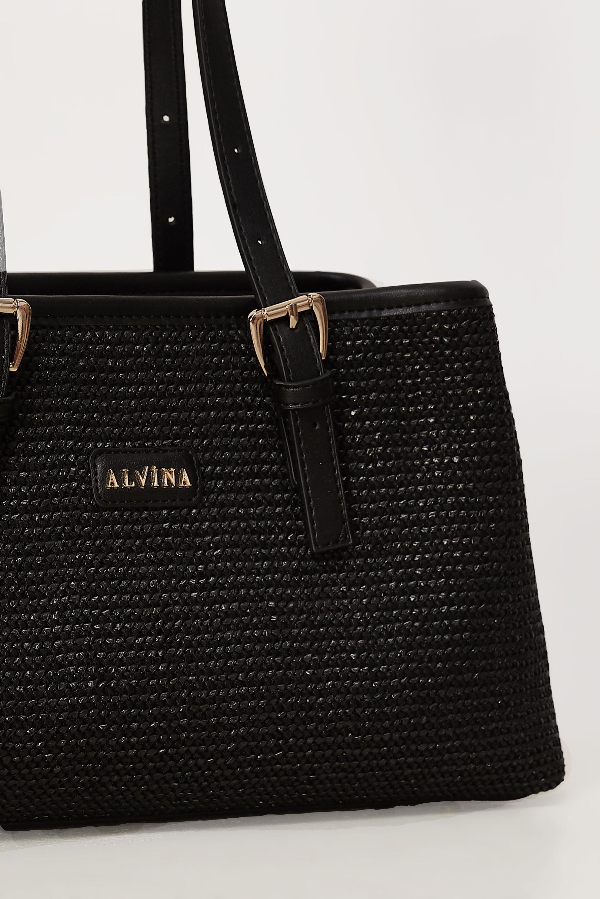 Vêtements hijab NOIR ALVINA SAC BAGUETTE EN OSIER 1617