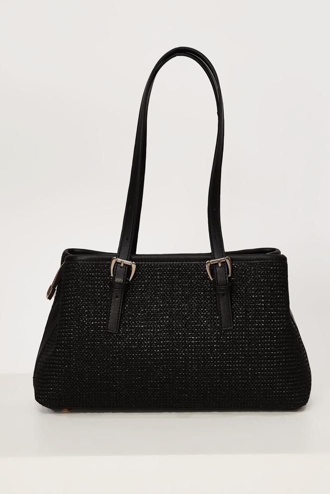 Vêtements hijab NOIR ALVINA SAC BAGUETTE EN OSIER 1617 - ALVİNA