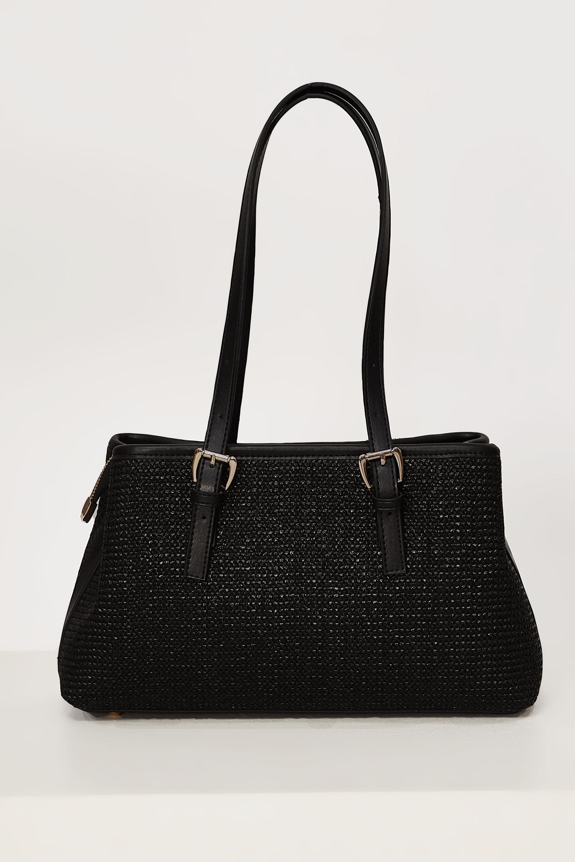 Vêtements hijab NOIR ALVINA SAC BAGUETTE EN OSIER 1617