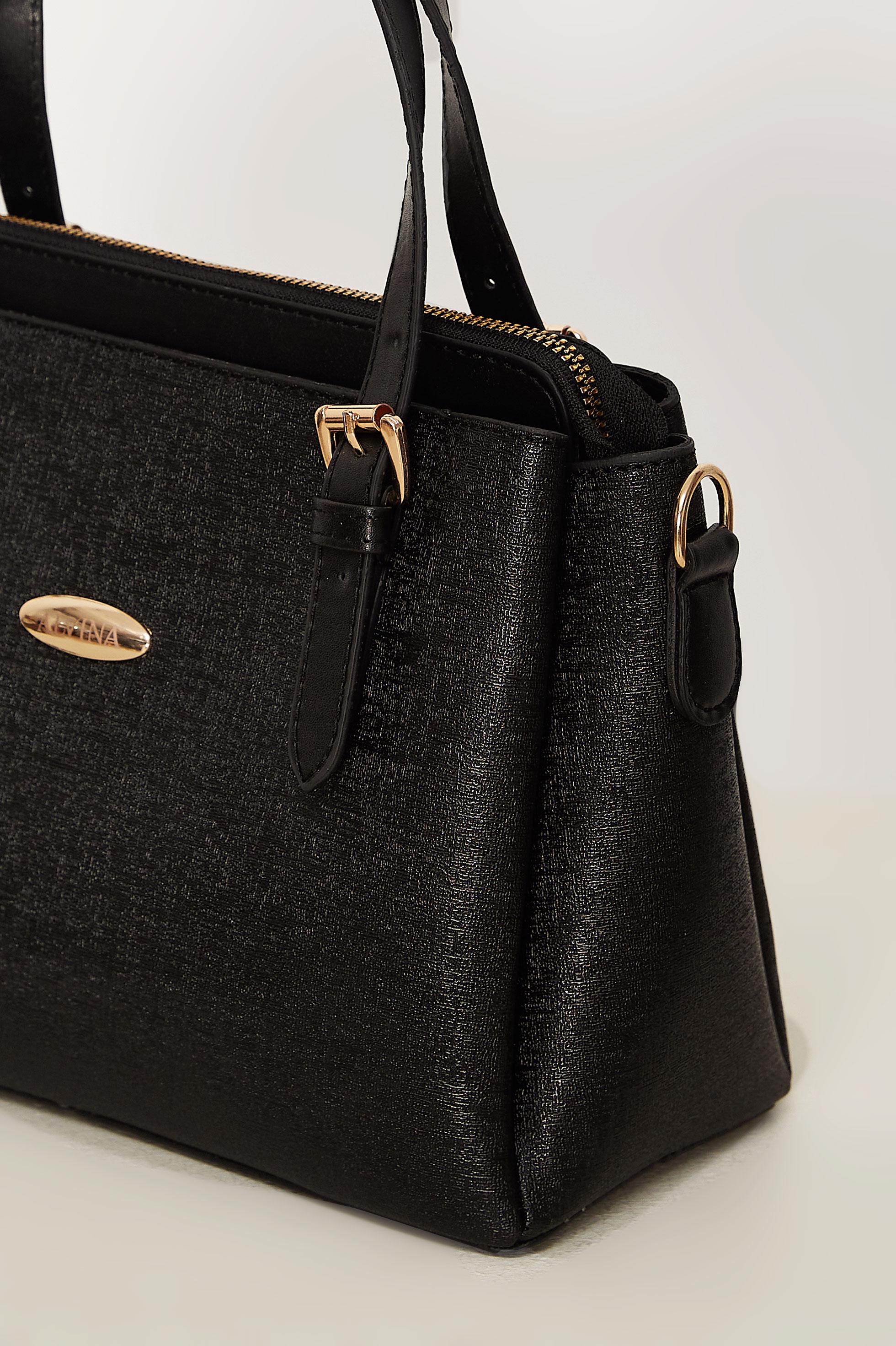 Tesettür giyim SİYAH 2213 ALVİNA ÇANTA (SHB)