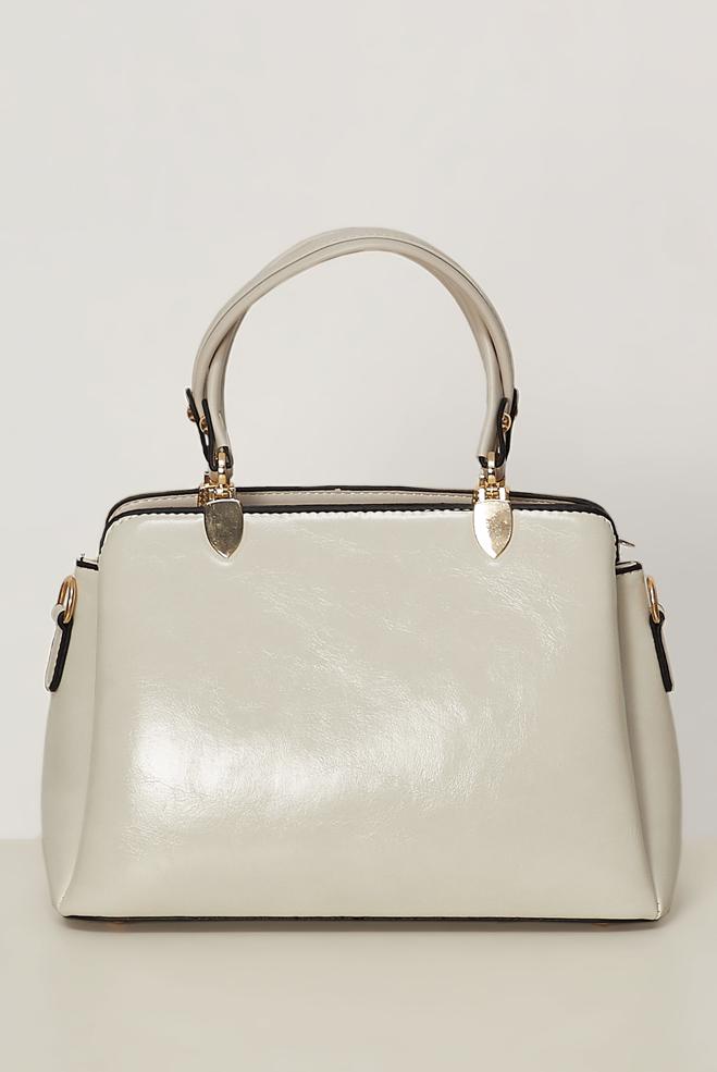 Vêtements hijab BLANC ALVINA SAC À FRANGES EN SIMILICUIR 2239 - ALVİNA