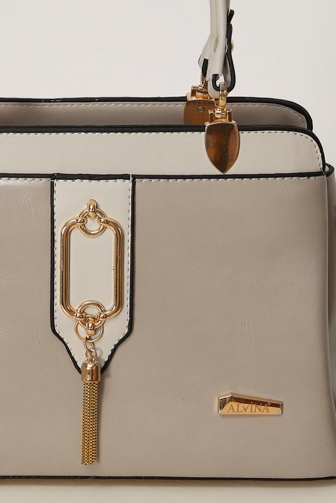 Vêtements hijab VISON ALVINA SAC À FRANGES EN SIMILICUIR 2239 - ALVİNA