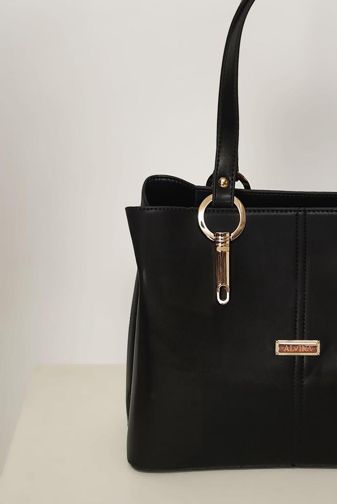Vêtements hijab NOIR ALVINA SAC À BANDOULIÈRE EN SIMILICUIR 2241 - ALVİNA