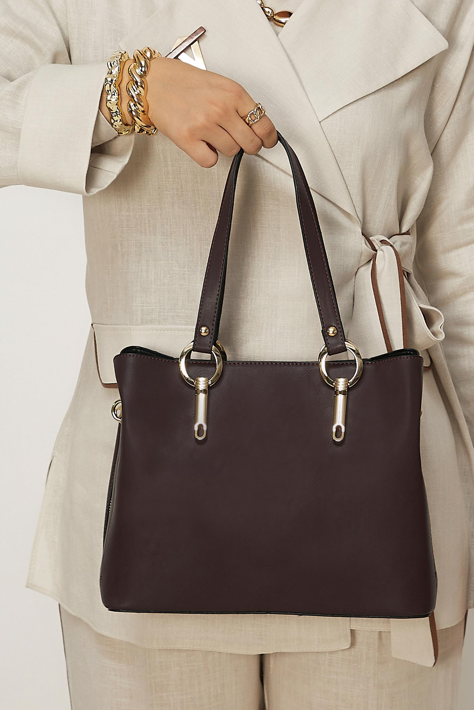 Vêtements hijab BRUN ALVINA SAC À BANDOULIÈRE EN SIMILICUIR 2241
