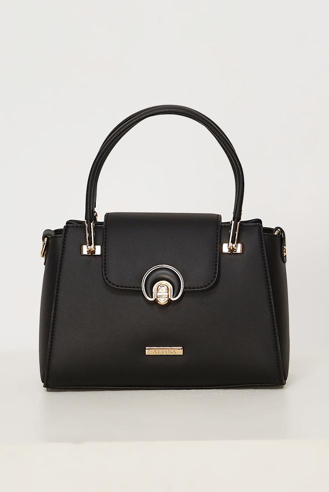 Vêtements hijab NOIR ALVINA SAC EN SIMILICUIR 2247 - ALVİNA