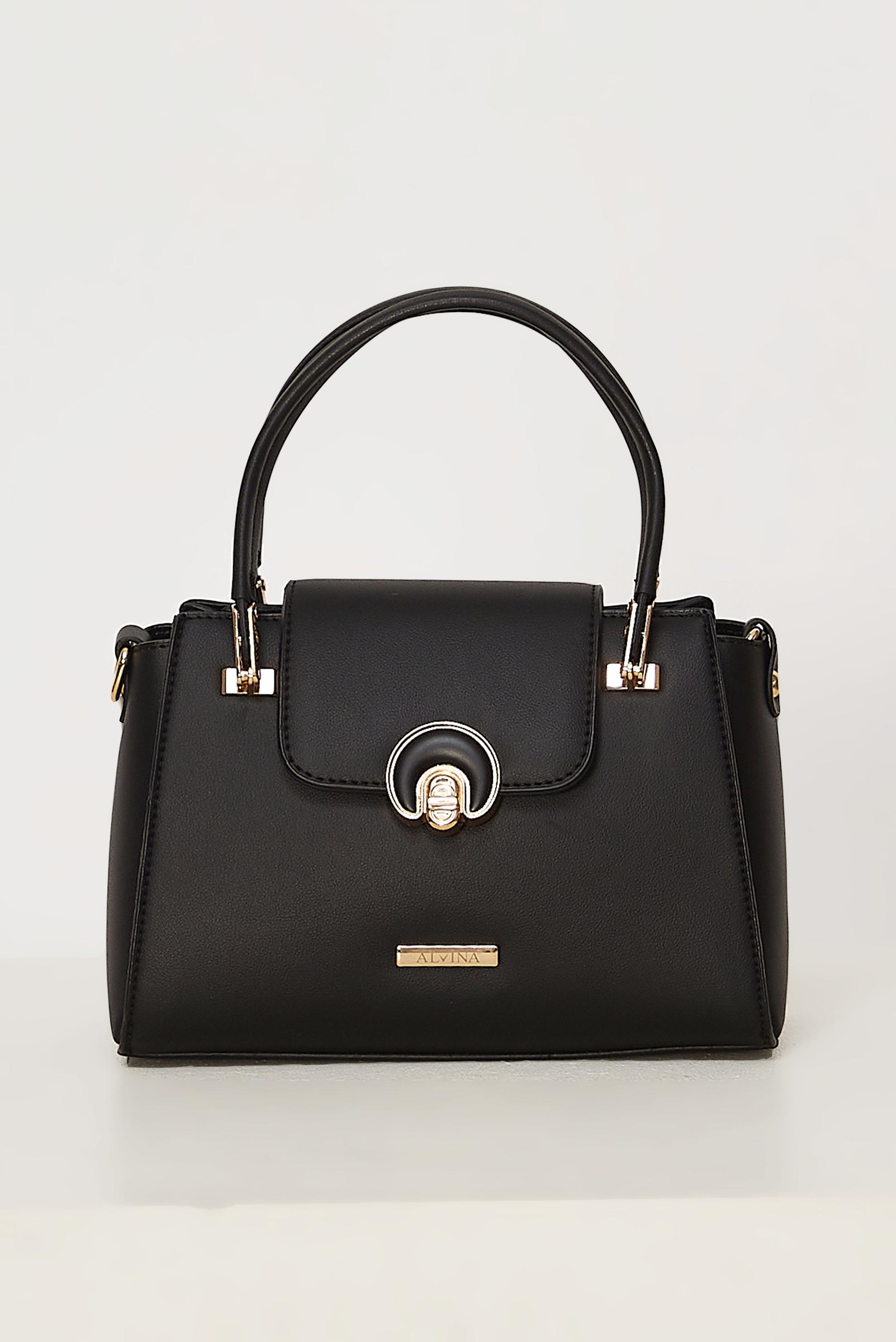 Vêtements hijab NOIR ALVINA SAC EN SIMILICUIR 2247