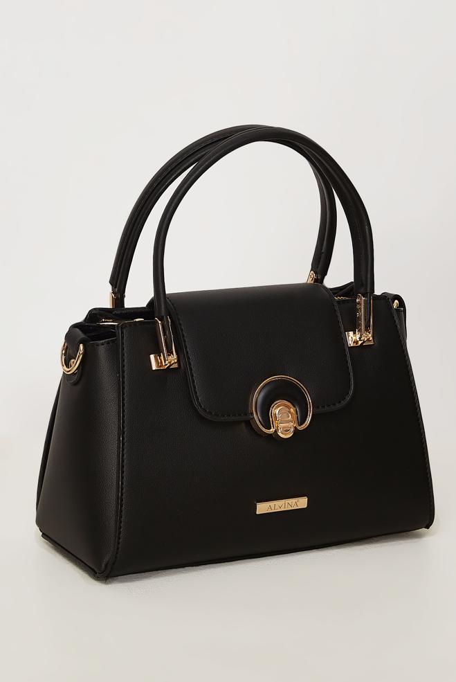 Vêtements hijab NOIR ALVINA SAC EN SIMILICUIR 2247 - ALVİNA