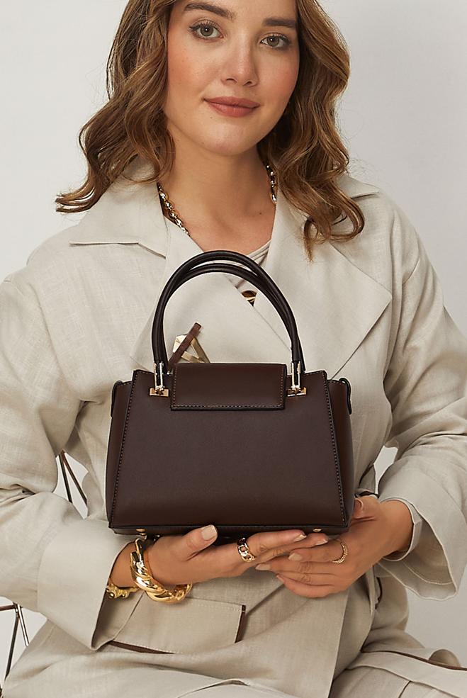 Vêtements hijab BRUN ALVINA SAC EN SIMILICUIR 2247 - ALVİNA