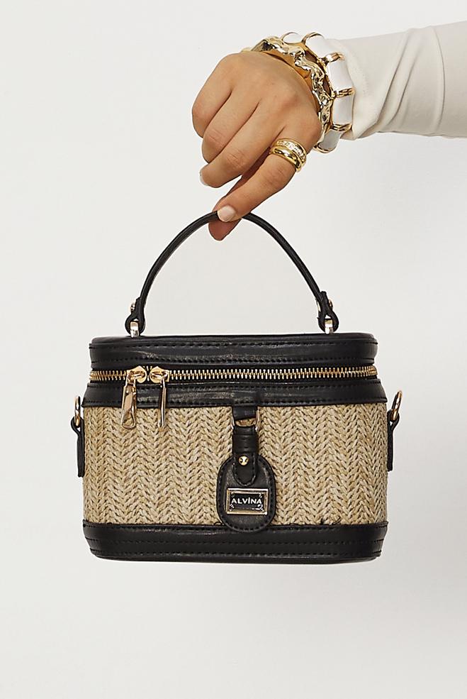 Vêtements hijab NOIR ALVINA SAC DE STYLE BOÎTE 4027 - ALVİNA