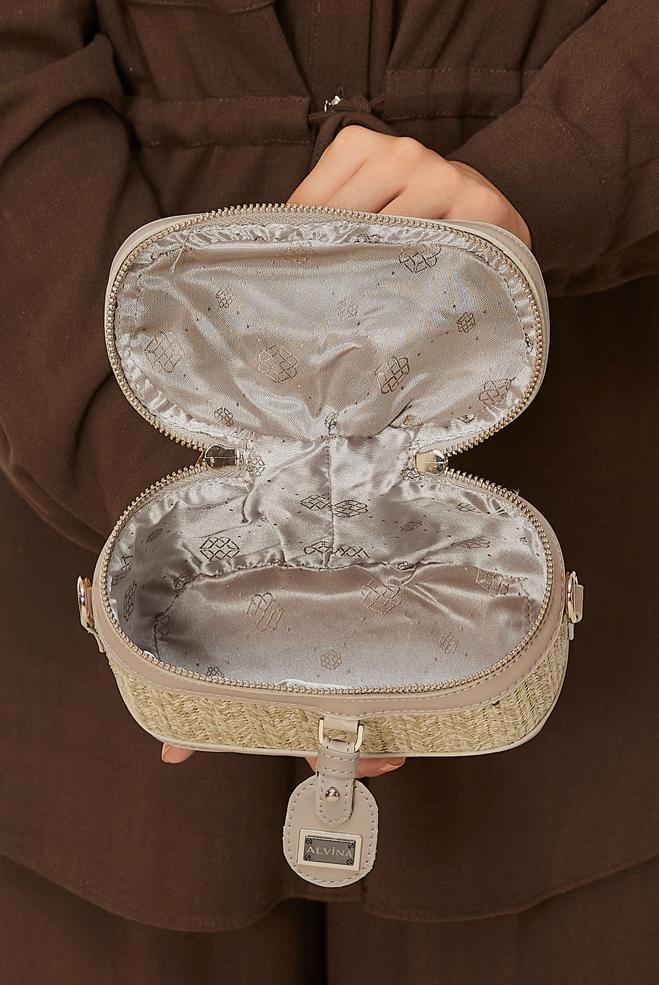Vêtements hijab ÉCRUE ALVINA SAC DE STYLE BOÎTE 4027 - ALVİNA