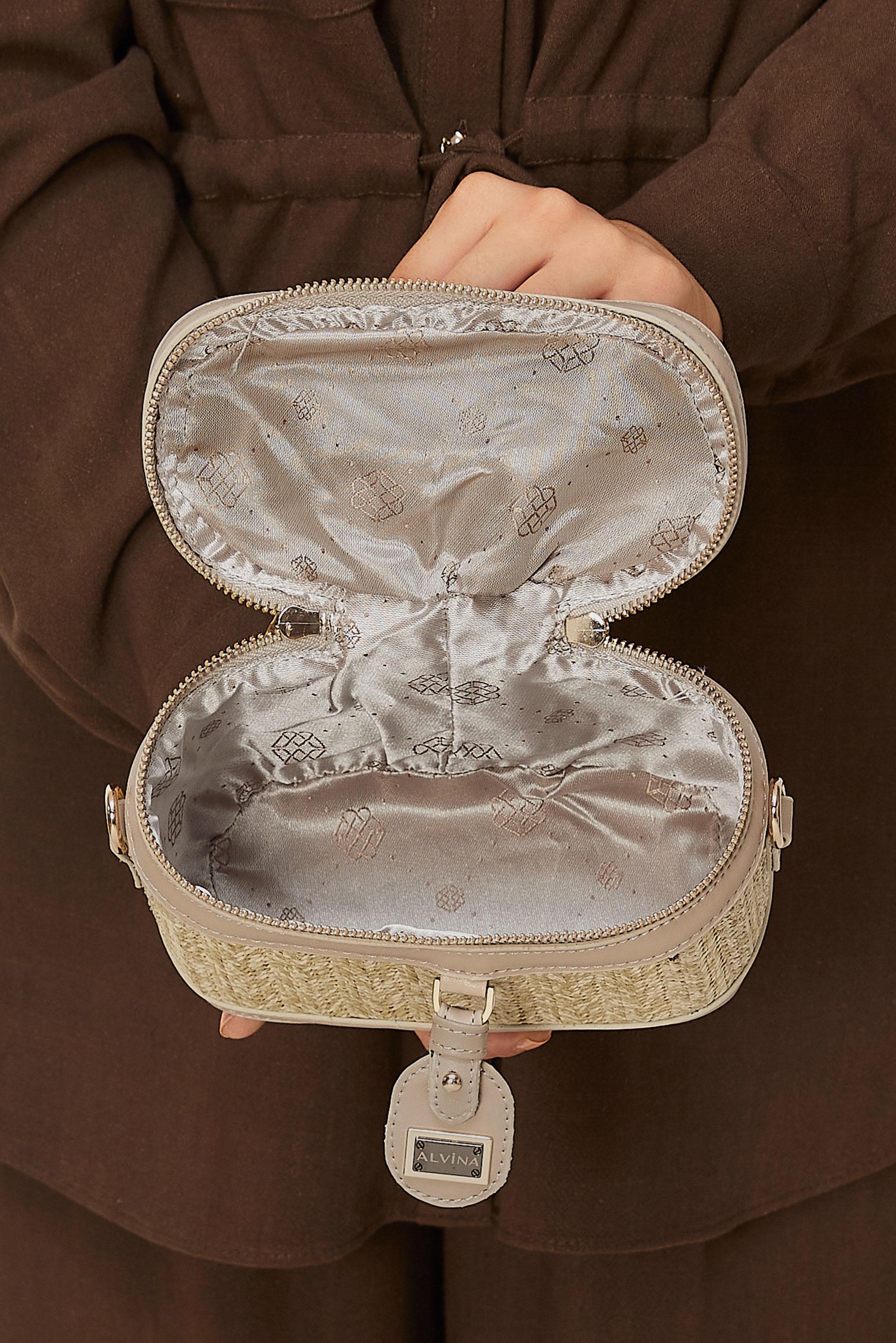 Vêtements hijab ÉCRUE ALVINA SAC DE STYLE BOÎTE 4027