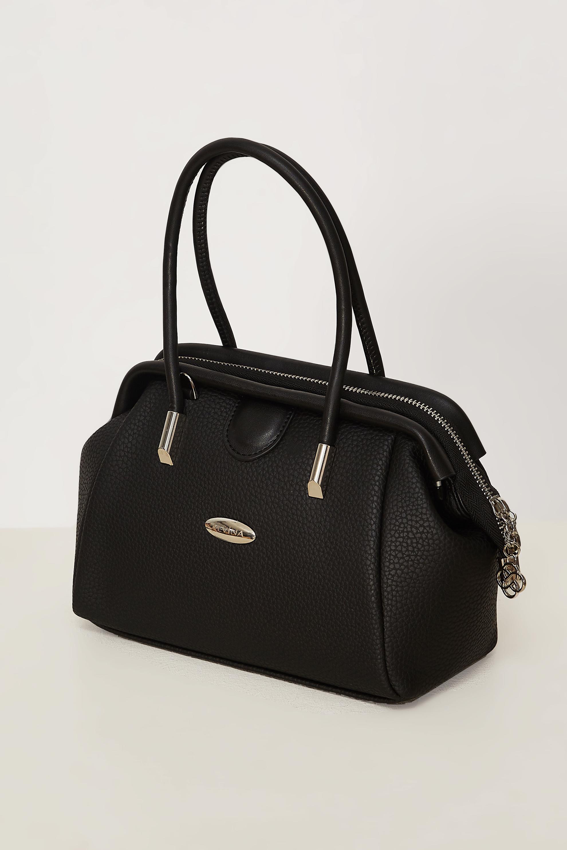 Vêtements hijab NOIR ALVINA SAC EN SIMILICUIR 4049