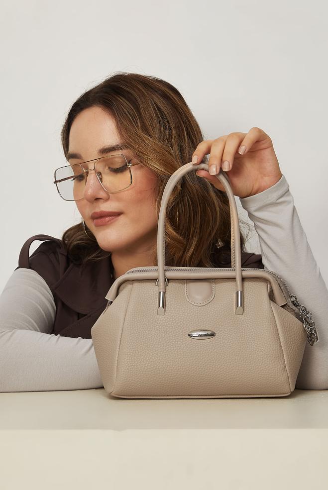 Vêtements hijab BEIGE ALVINA SAC EN SIMILICUIR 4049 - ALVİNA