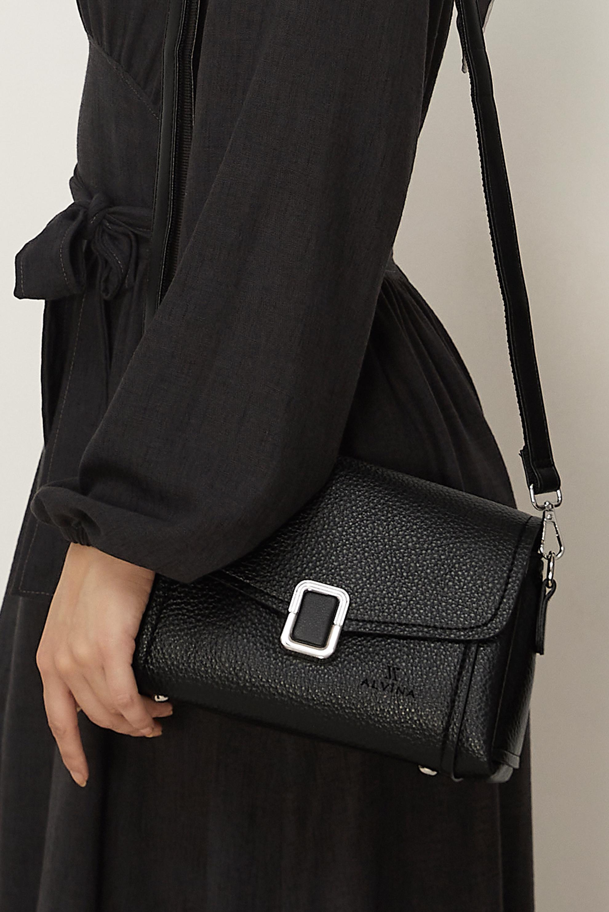 Tesettür giyim SİYAH ALVİNA BAGET ÇANTA 4058