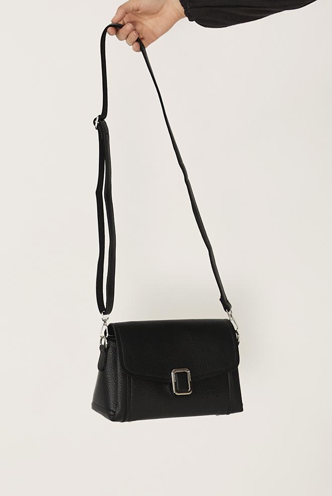 Tesettür giyim SİYAH ALVİNA BAGET ÇANTA 4058 - ALVİNA