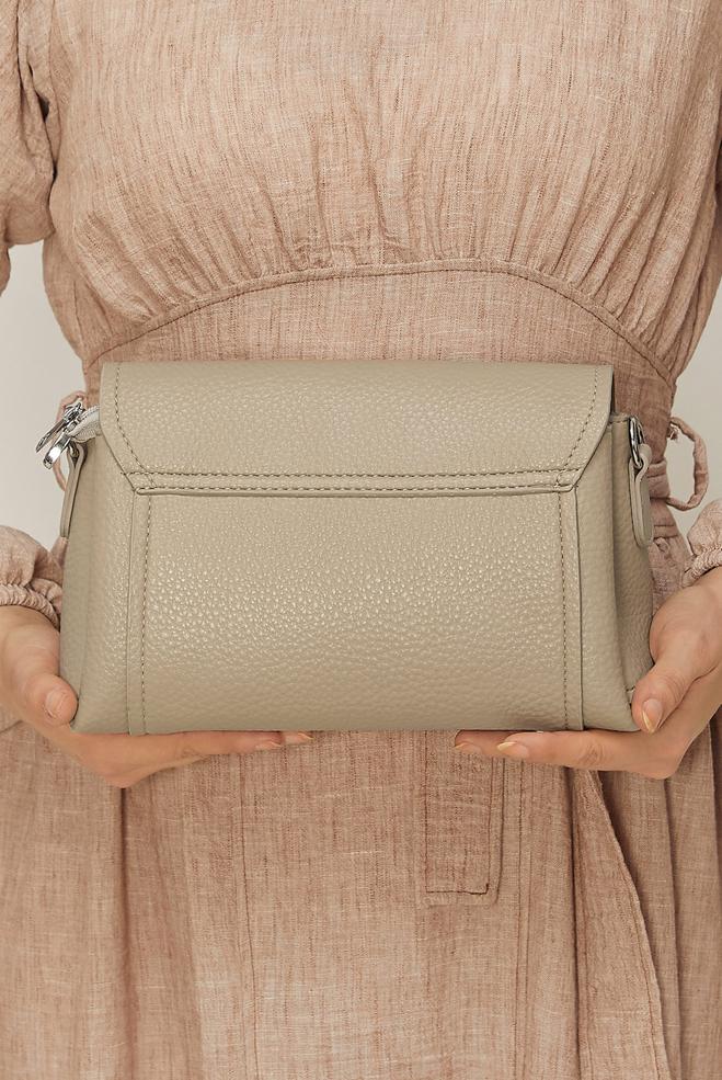 Tesettür giyim VİZON ALVİNA BAGET ÇANTA 4058 - ALVİNA