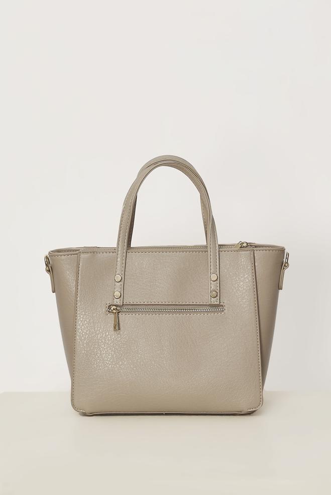 Hijab clothing MINK ALVINA FAUX-LEATHER BAG 4083 - ALVİNA