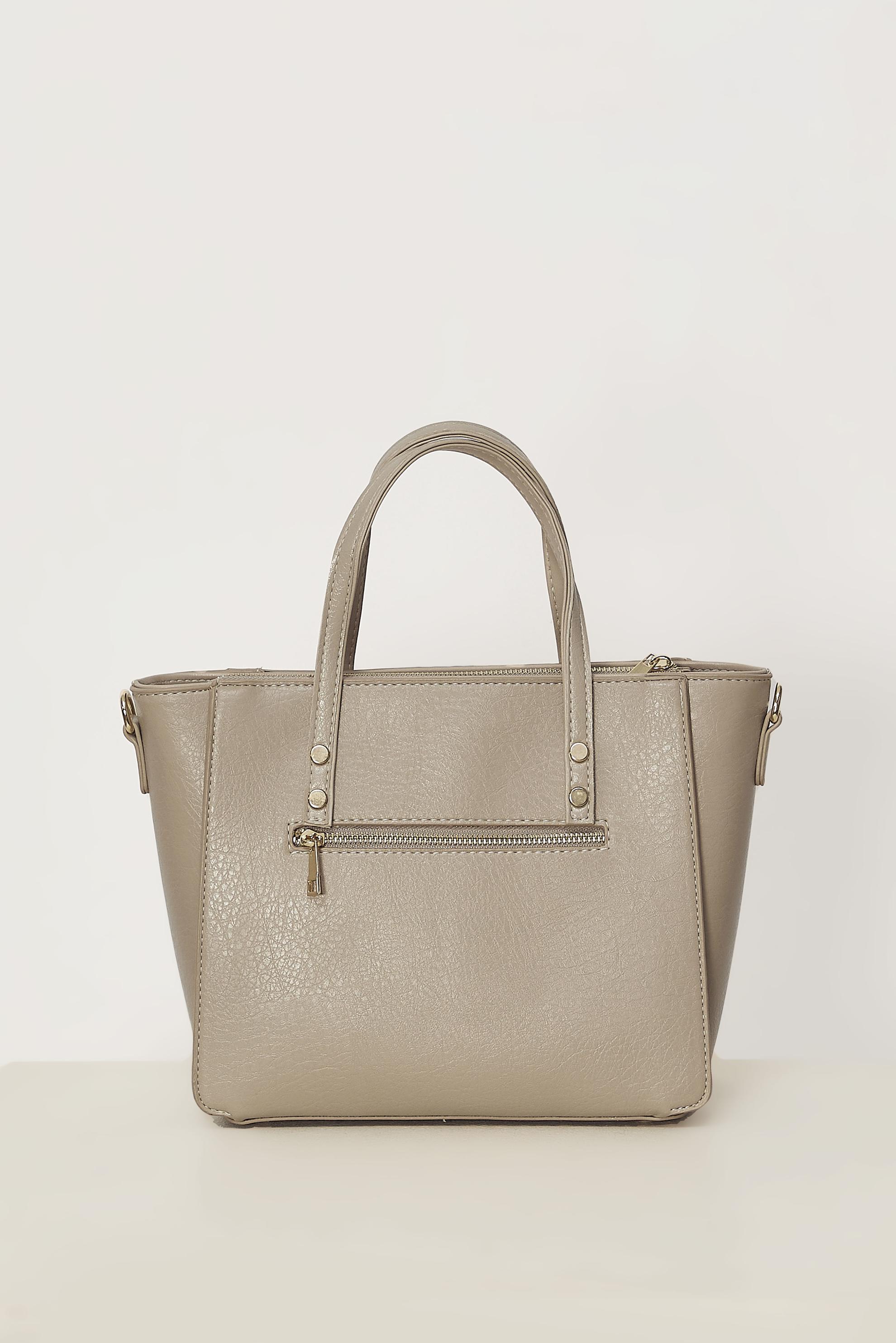 Hijab clothing MINK ALVINA FAUX-LEATHER BAG 4083