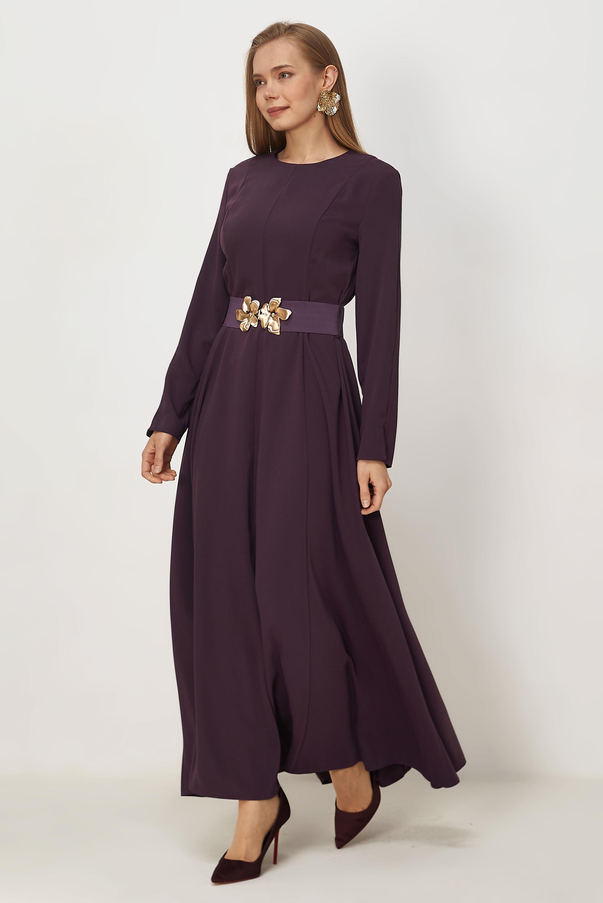 Hijab clothing DAMSON BELTED DRESS 46564