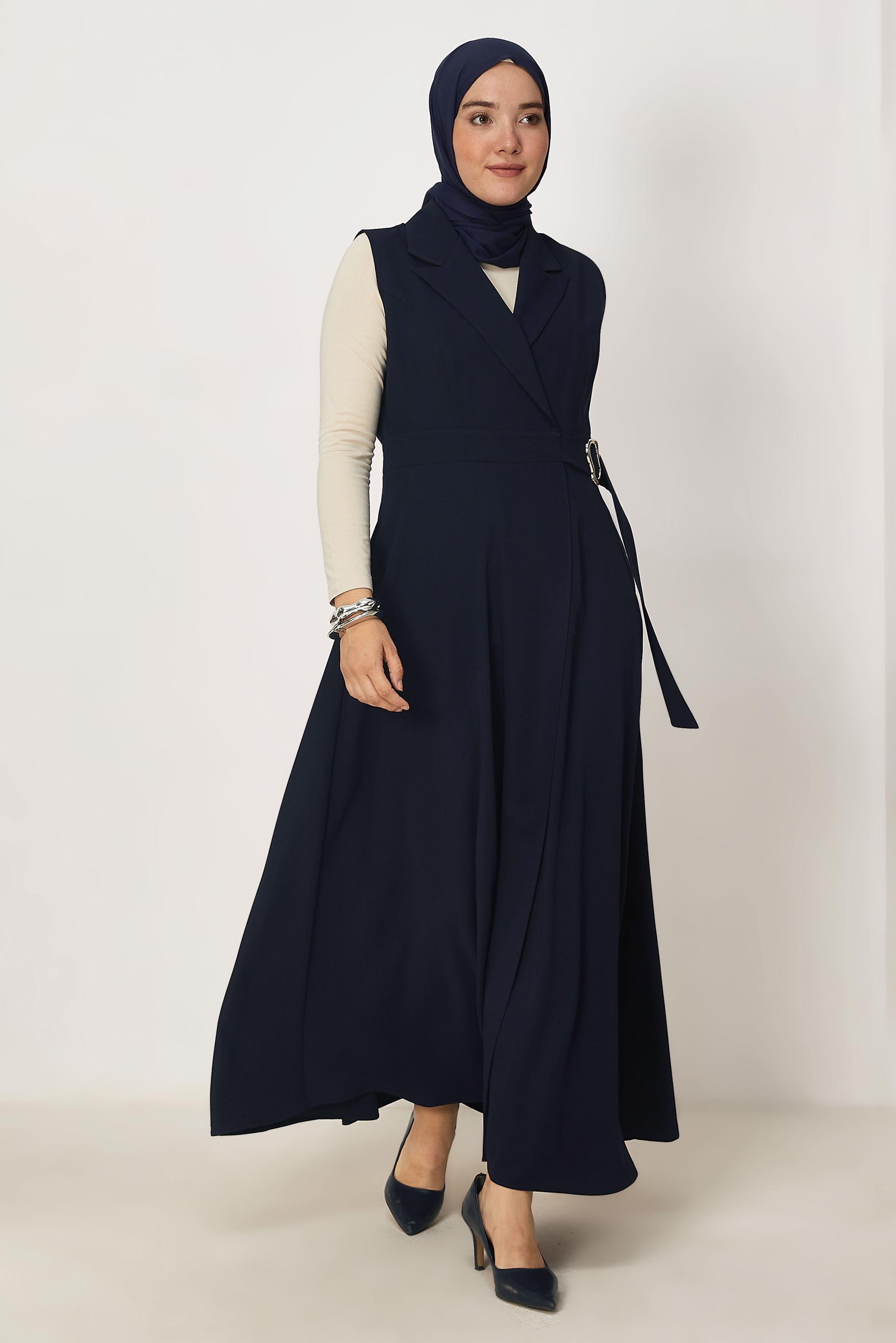 Tesettür giyim LACİVERT 46620 NEW ADRİANA JİLE 38-44 TEK 40