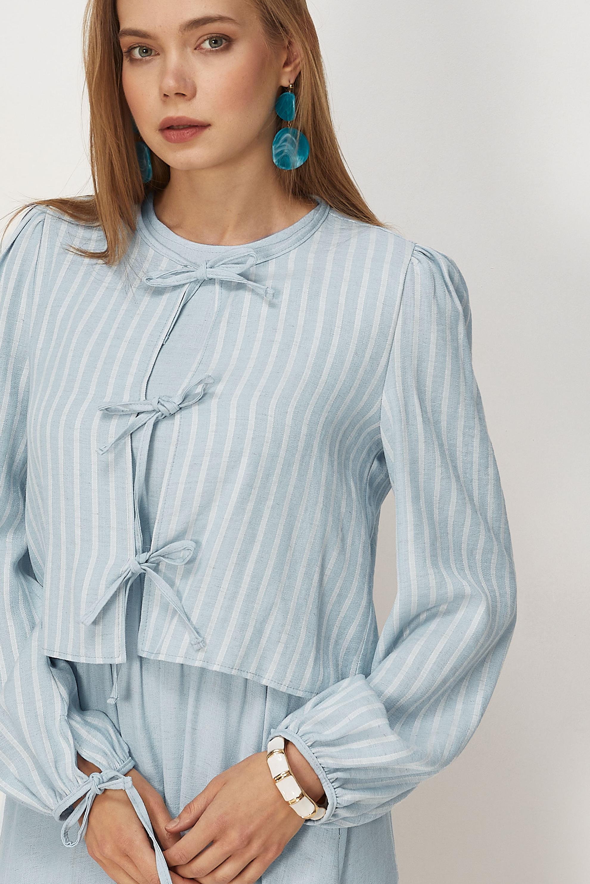Vêtements hijab BLEU ENSEMBLE ROBE NOUÉE 46622