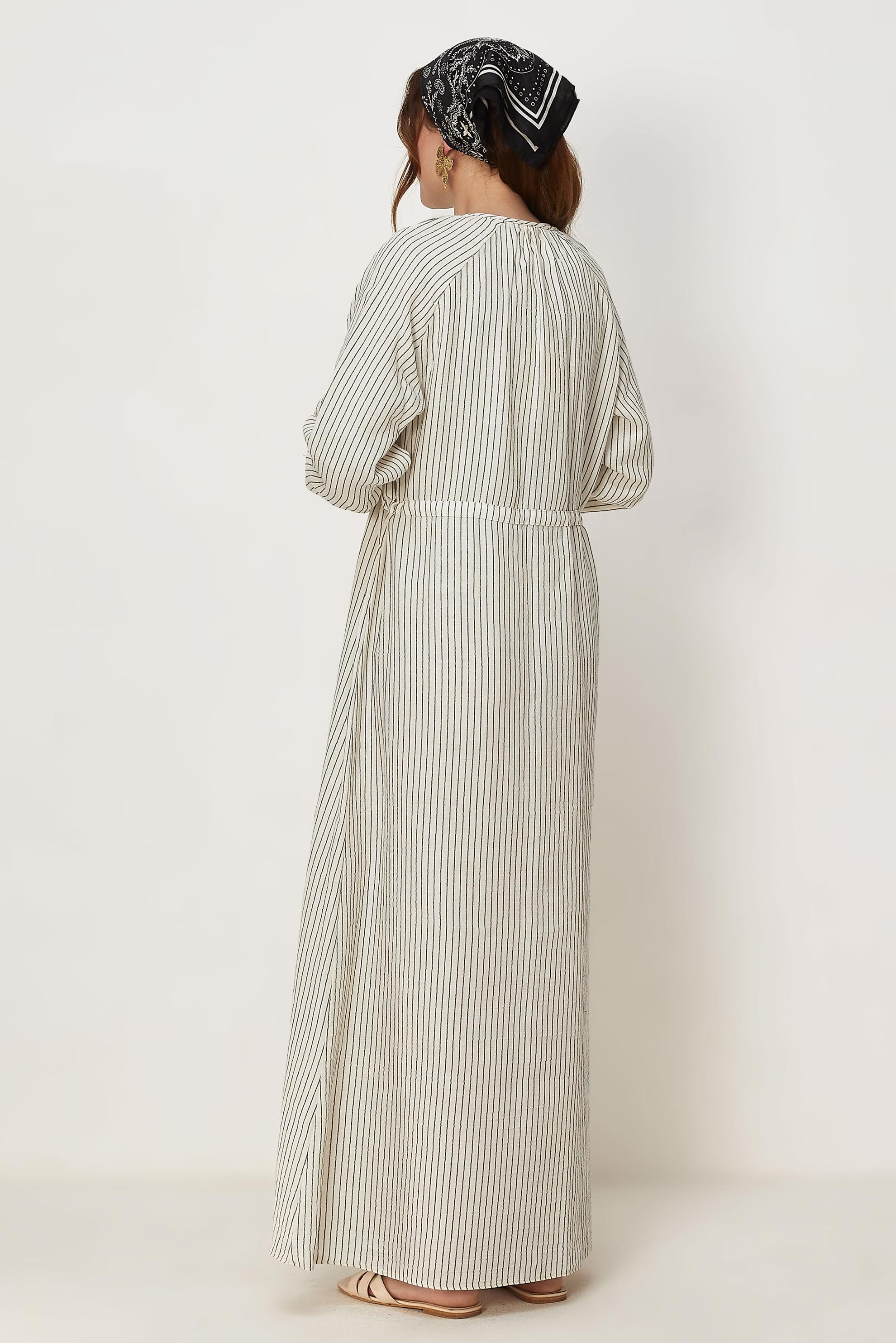 Tesettür giyim SİYAH 46666 MUSLIN 2344 ELBİSE 38-42 TEK40