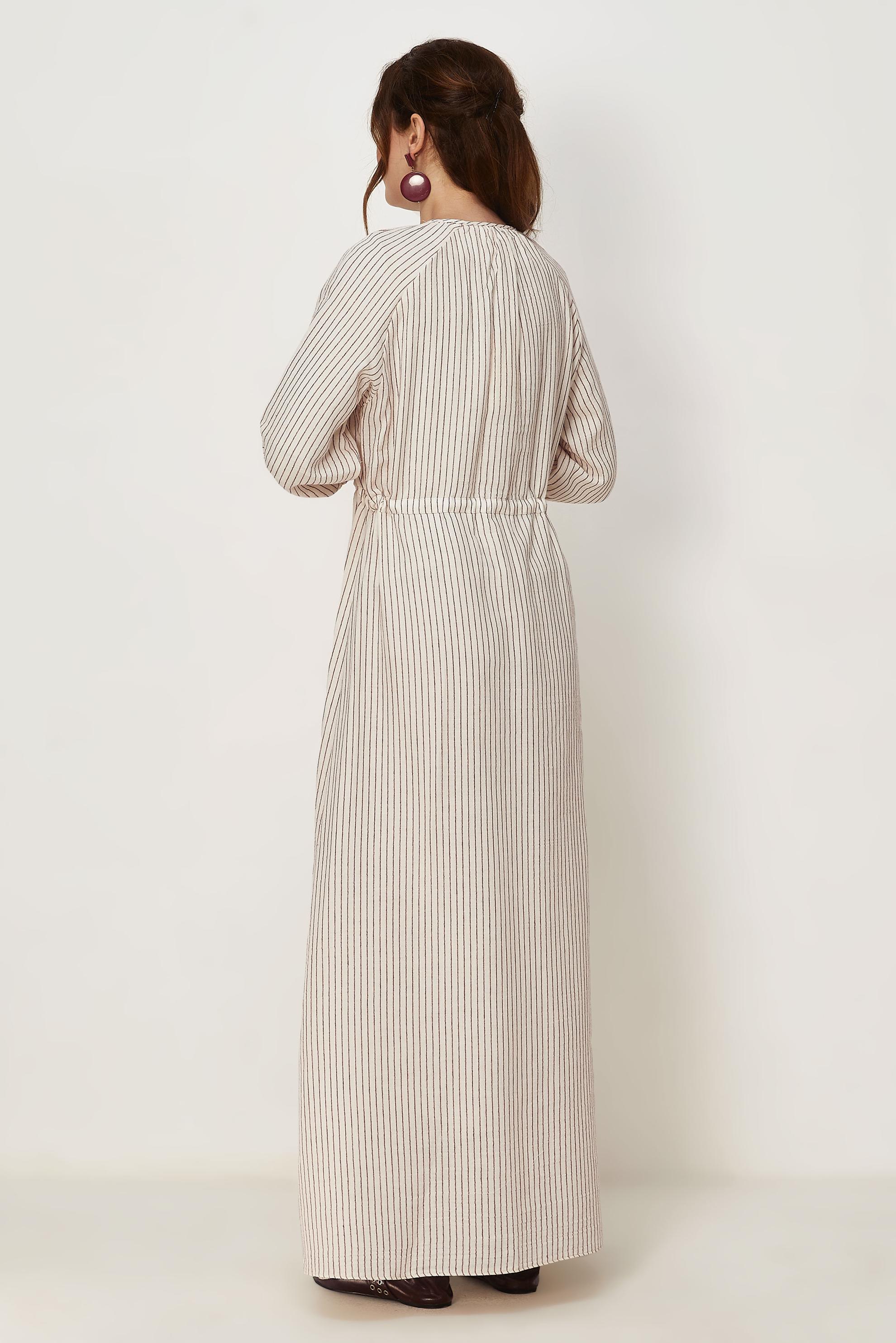 Tesettür giyim BEJ 46666 MUSLIN 2344 ELBİSE 38-42 TEK40