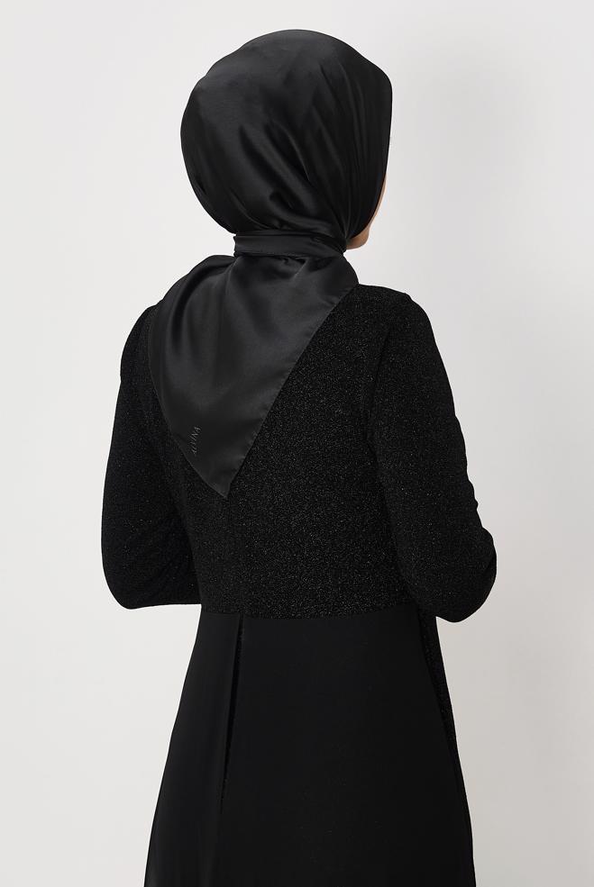 Hijab clothing BROWN ALVINA SHIMMER SCARF 8658 - ALVİNA