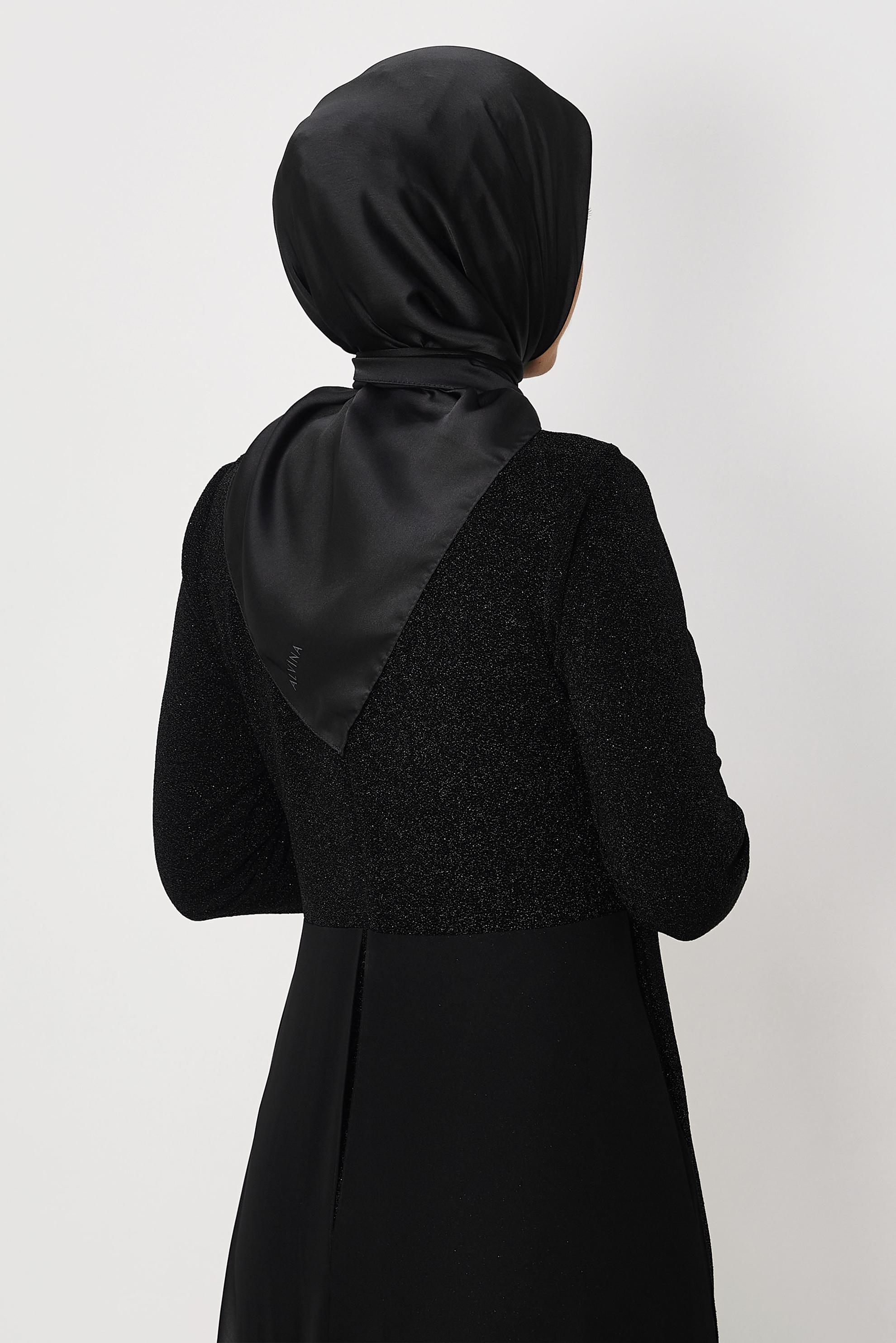 Hijab clothing BROWN ALVINA SHIMMER SCARF 8658