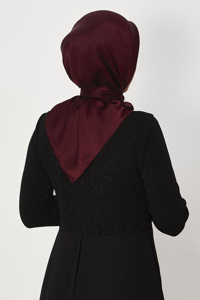 Hijab clothing BROWN ALVINA SHIMMER SCARF 8658 - ALVİNA