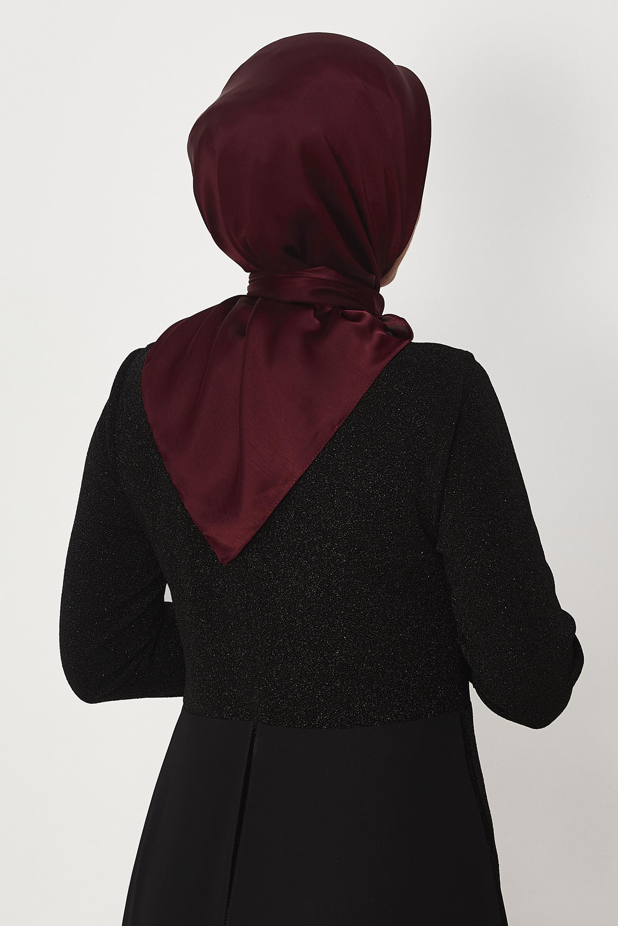 Hijab clothing BROWN ALVINA SHIMMER SCARF 8658