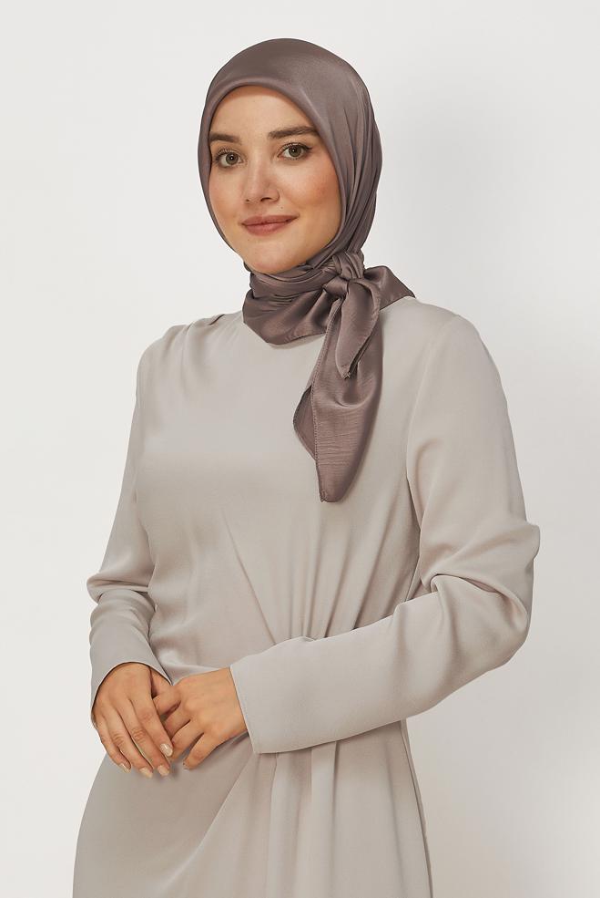 Hijab clothing MINK ALVINA SHIMMER SCARF 8658 - ALVİNA