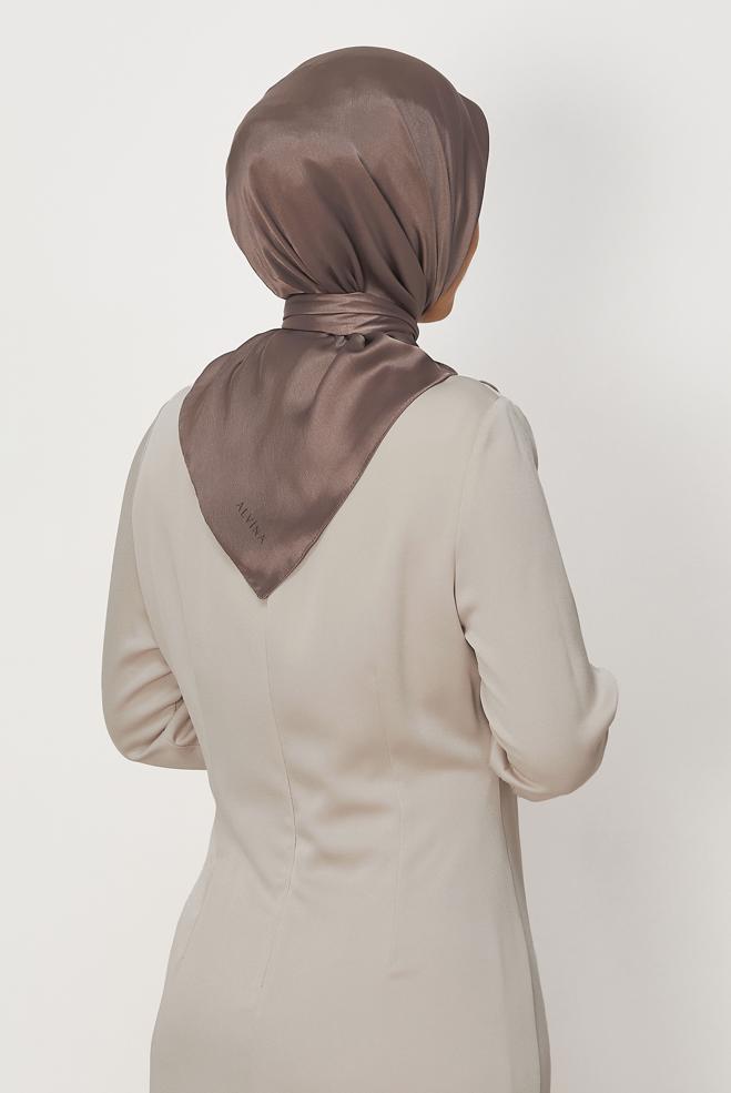 Hijab clothing MINK ALVINA SHIMMER SCARF 8658 - ALVİNA