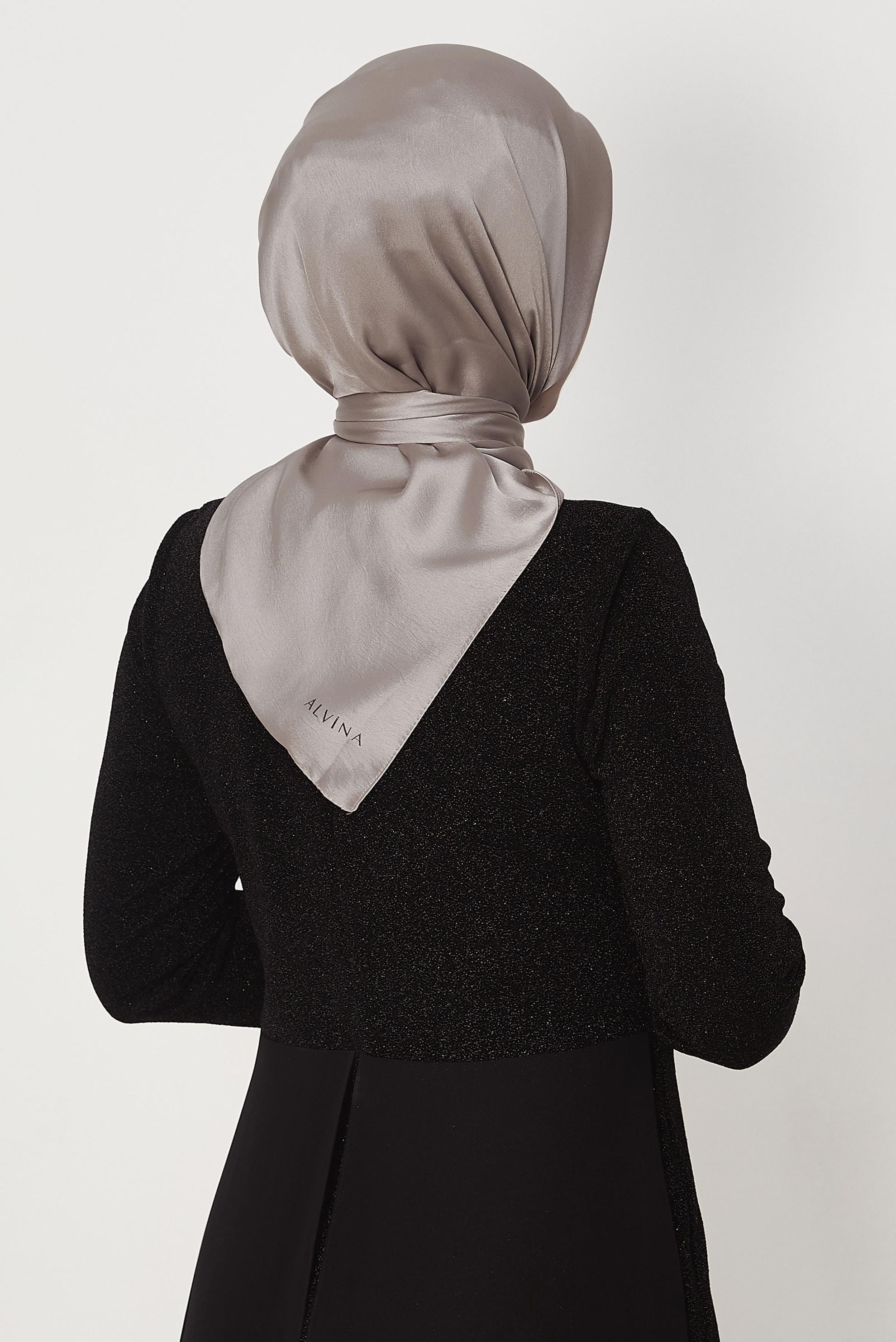 Hijab clothing BEIGE ALVINA SHIMMER SCARF 8658