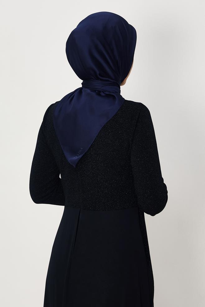 Hijab clothing BROWN ALVINA SHIMMER SCARF 8658 - ALVİNA