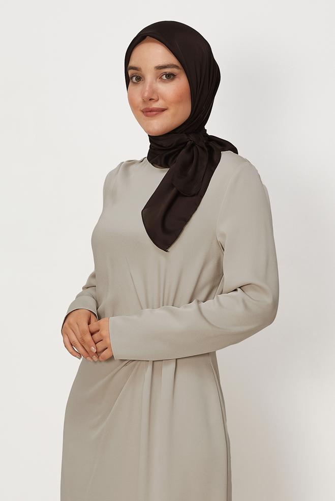 Hijab clothing BROWN ALVINA SHIMMER SCARF 8658 - ALVİNA