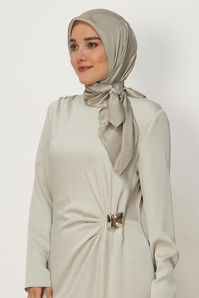 Hijab clothing GOLD ALVINA SHIMMER SCARF 8658 - ALVİNA