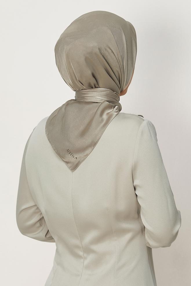 Hijab clothing GOLD ALVINA SHIMMER SCARF 8658 - ALVİNA