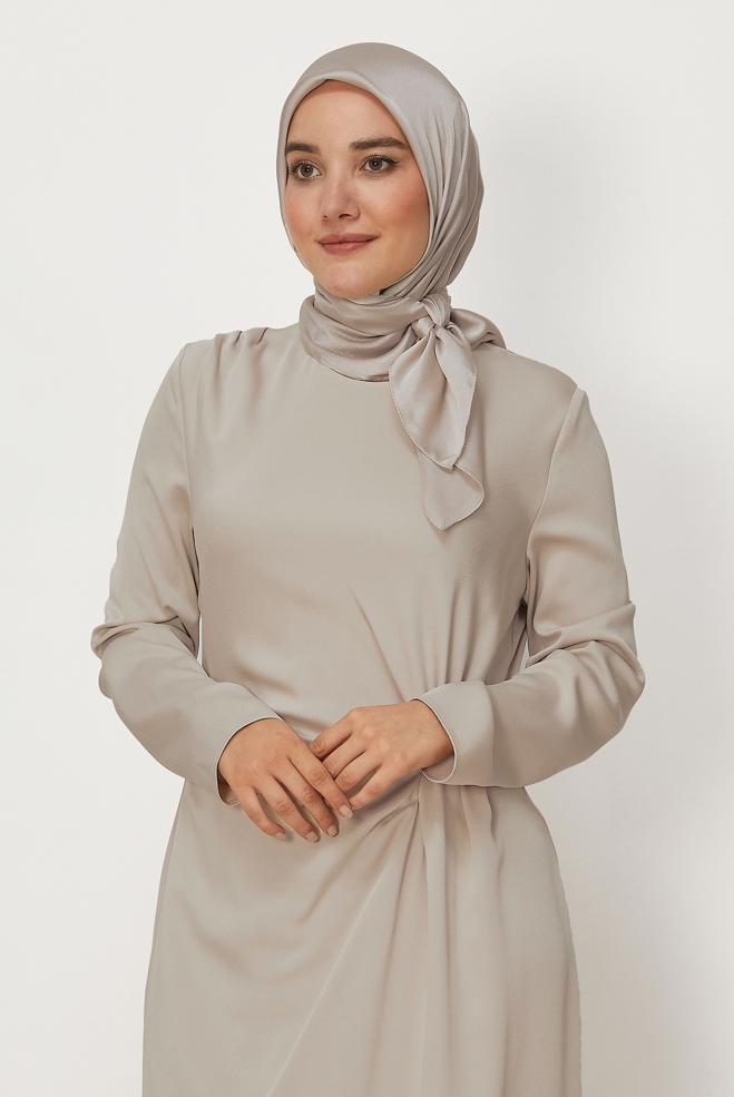 Hijab clothing GOLD ALVINA SHIMMER SCARF 8658 - ALVİNA