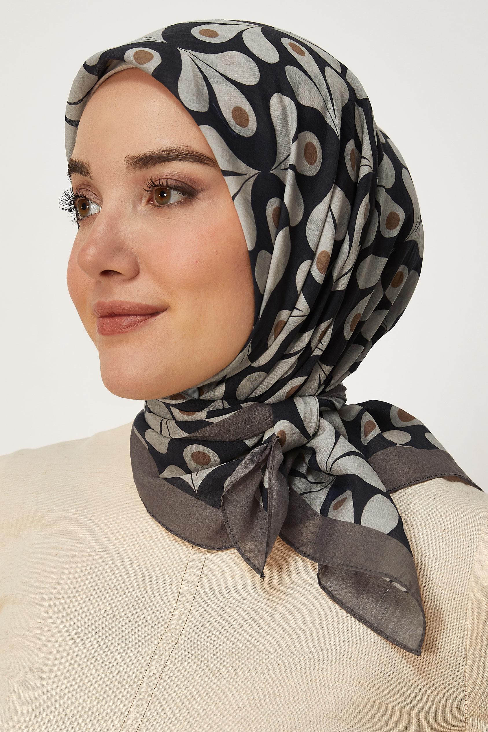 Vêtements hijab VISON ÉCHARPE ALVINA À MOTIFS 8664