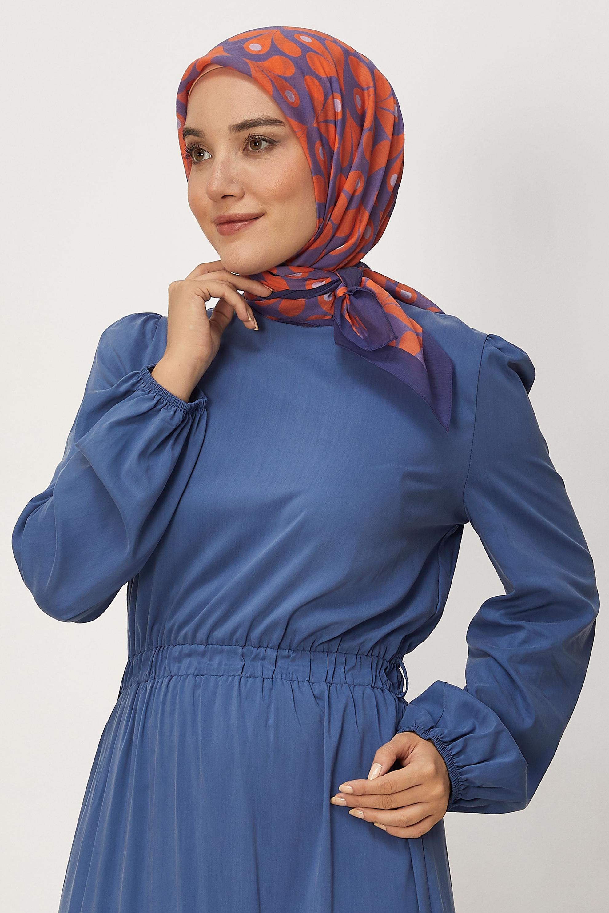 Vêtements hijab POURPRE ÉCHARPE ALVINA À MOTIFS 8664