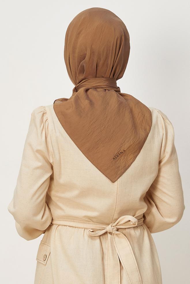 Hijab clothing BROWN ALVINA ALLURE SCARF 8669 - ALVİNA