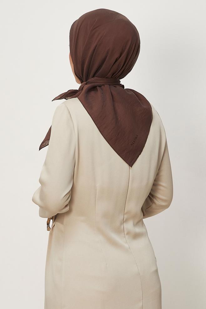 Hijab clothing BROWN ALVINA ALLURE SCARF 8669 - ALVİNA