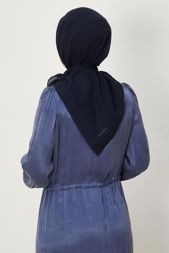 Hijab clothing NAVY BLUE ALVINA ALLURE SCARF 8669 - ALVİNA
