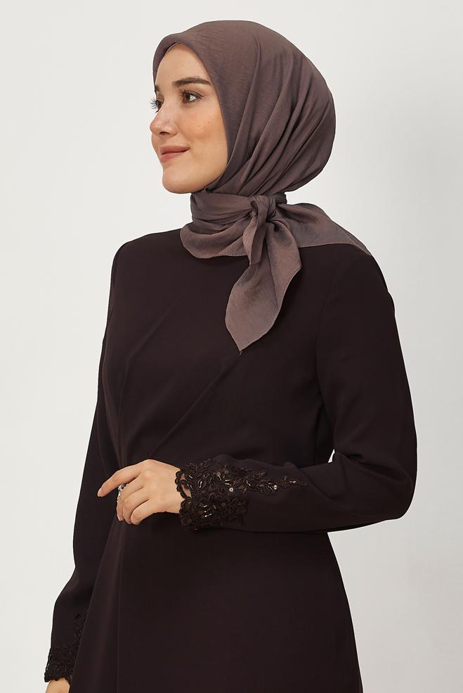 Hijab clothing BROWN ALVINA ALLURE SCARF 8669 - ALVİNA