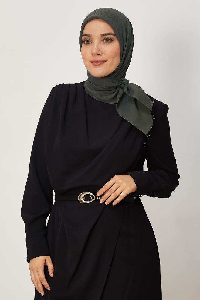Hijab clothing GREY ALVINA ALLURE SCARF 8669 - ALVİNA