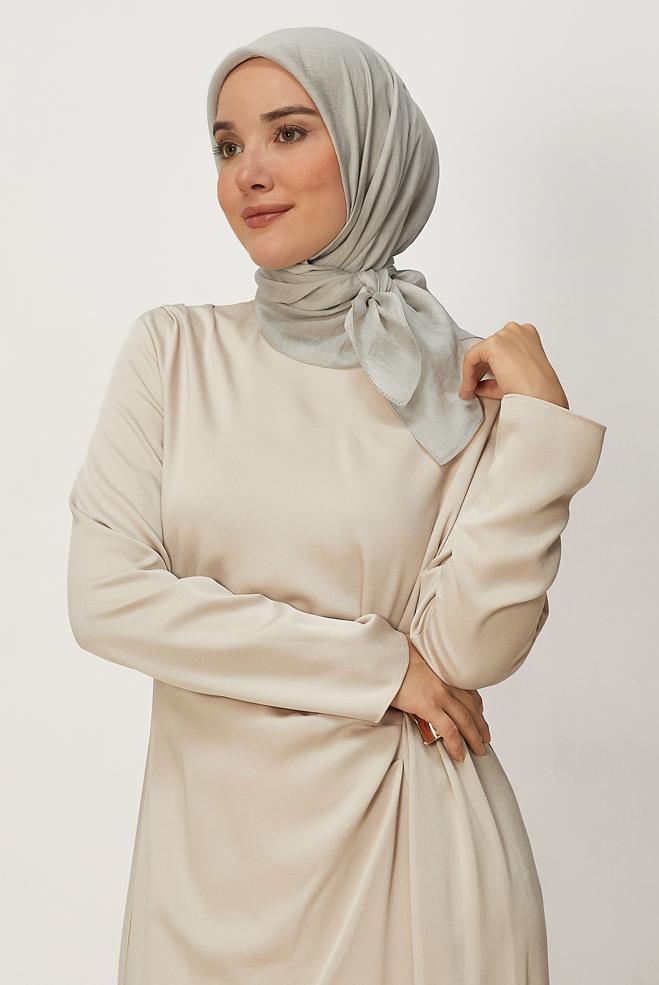 Hijab clothing BEIGE ALVINA ALLURE SCARF 8669 - ALVİNA