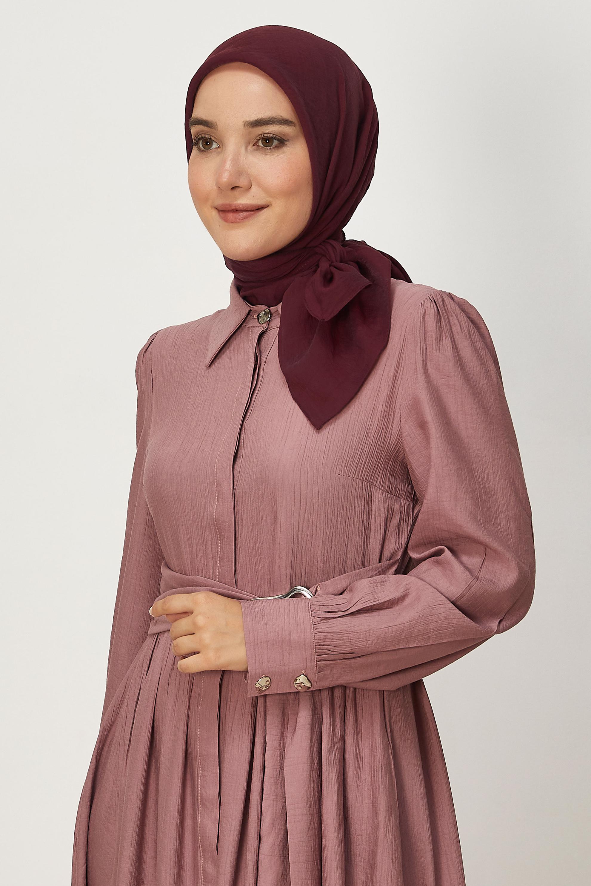 Hijab clothing CLARET RED ALVINA ALLURE SCARF 8669
