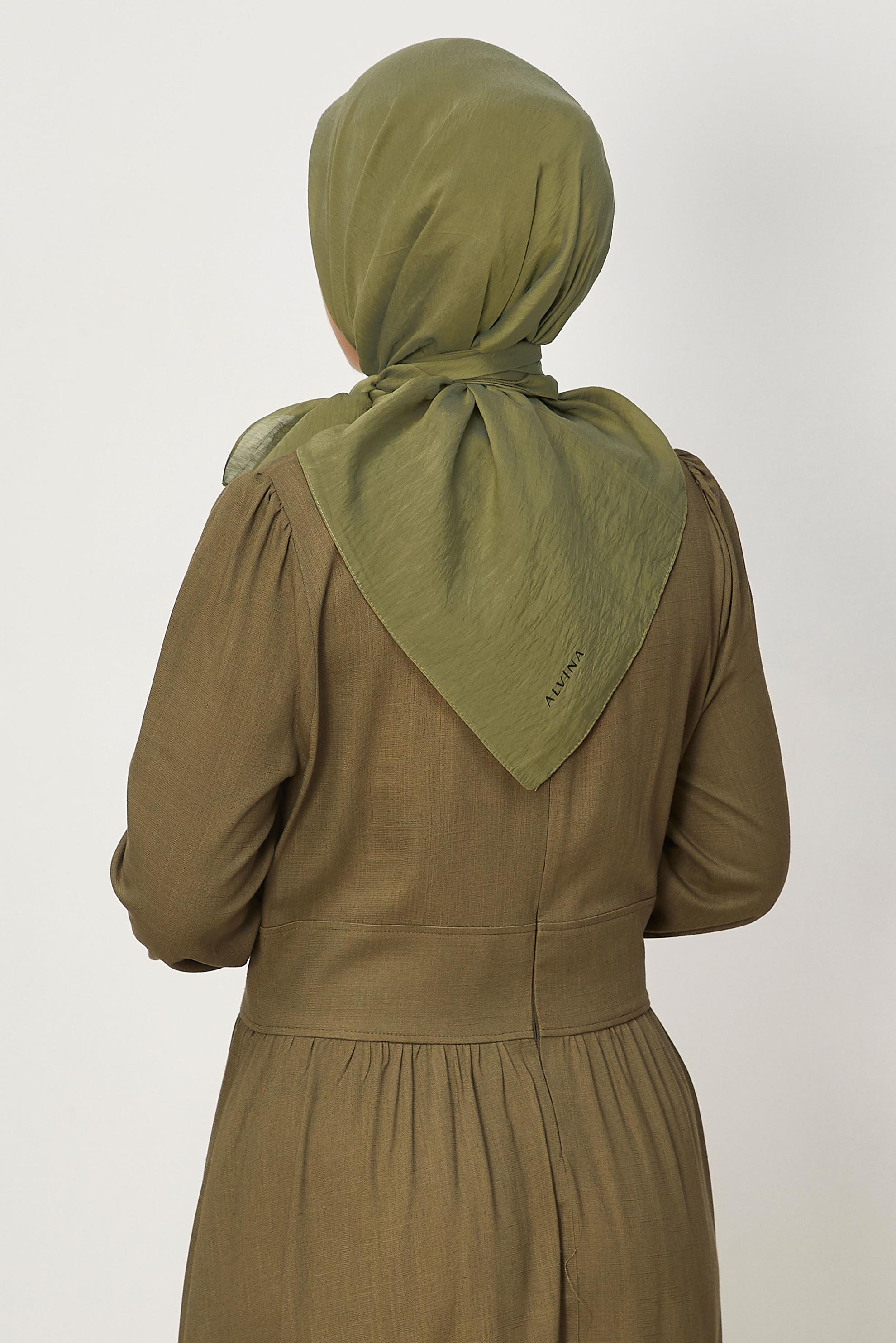 Hijab clothing GREEN ALVINA ALLURE SCARF 8669
